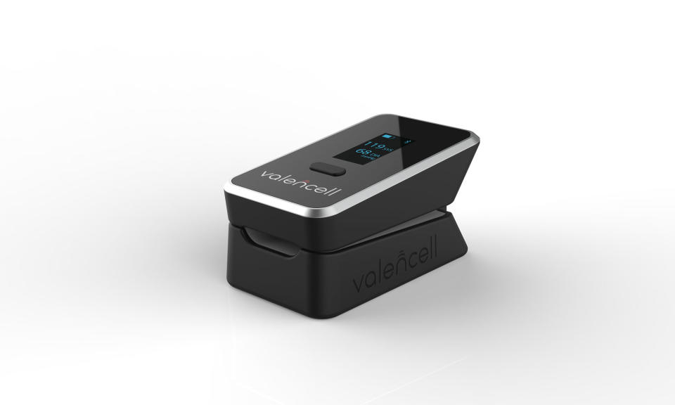 Image of Valencell's new Cuffless blood pressure monitor, prior to FDA approval.