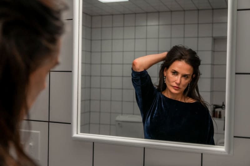 Demi Moore is making a fearless comeback in a major role with "The Substance". At times, you don't even recognize her in this intensely physical work of horror. Christine Tamalet/Mubi/dpa