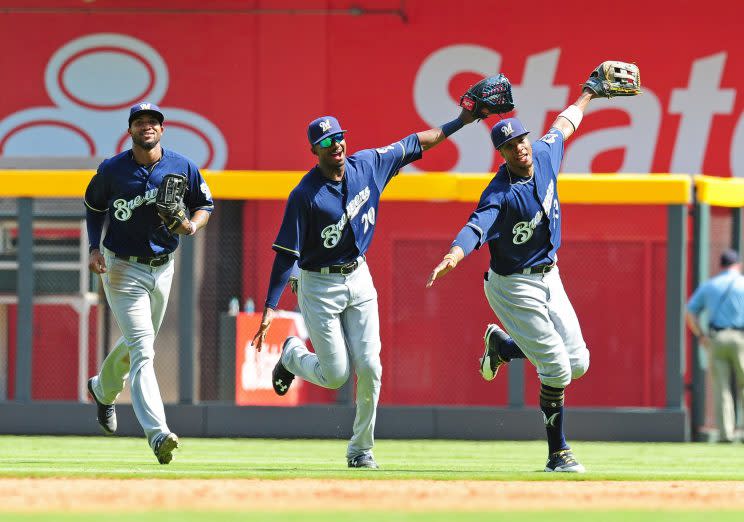 Lewis Brinson highlights a look around the league for all of Tuesday night's action (Getty Images)