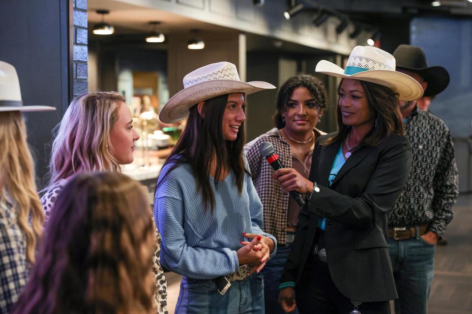 Grit & Grace VIP Party and Fanchon Stinger during the first round of the Indianapolis Unleash The Beast Series PBR.