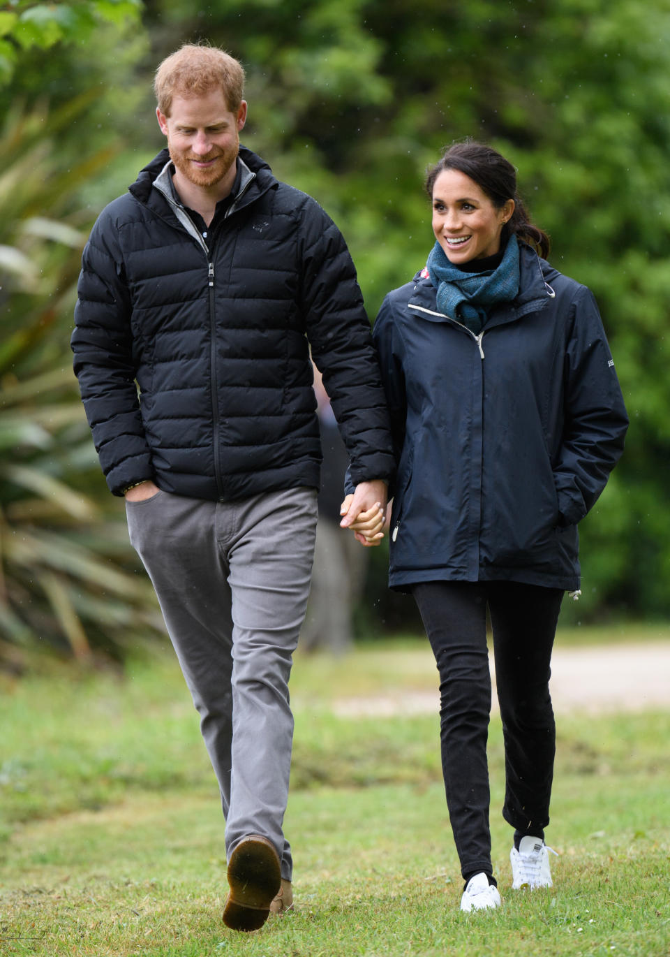 The Duchess of Sussex wore the vegan pair created Stella McCartney for the brand during the royal tour of New Zealand in 2018 (Getty Images)