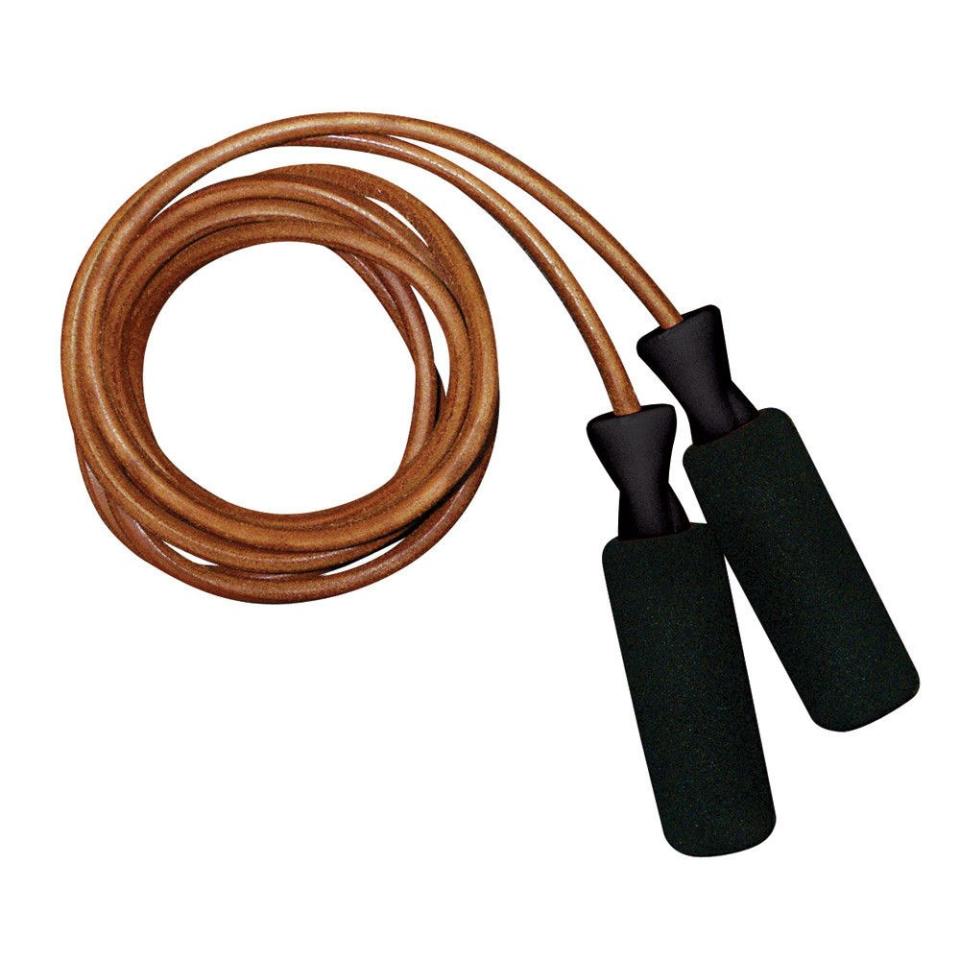 Contender Fight Sports Leather Jump Rope in 8-Feet, $9