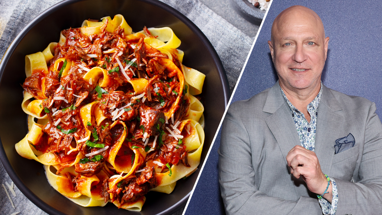 For Tom Colicchio, Sunday gravy made at home brings back childhood memories. (Photos: Getty)