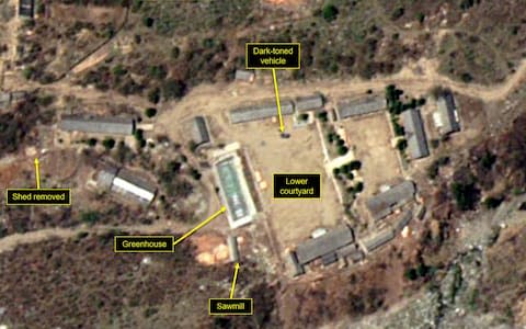 Satellite images released of North Korea's nuclear facilities prior to demolitions - Credit:  DigitalGlobe