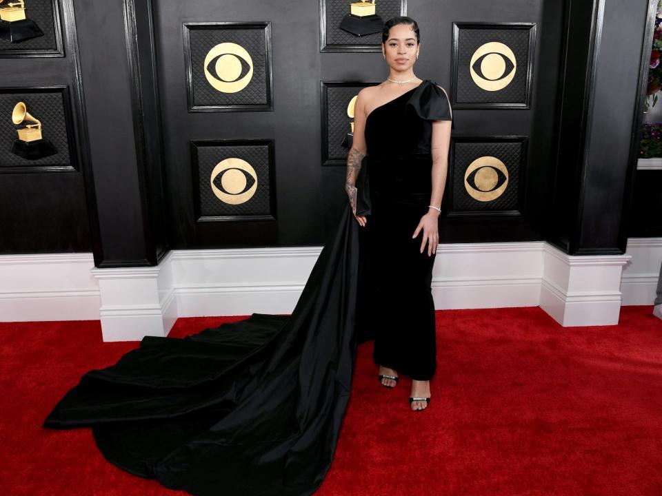 Ella Mai attends the 2023 Grammy Awards.