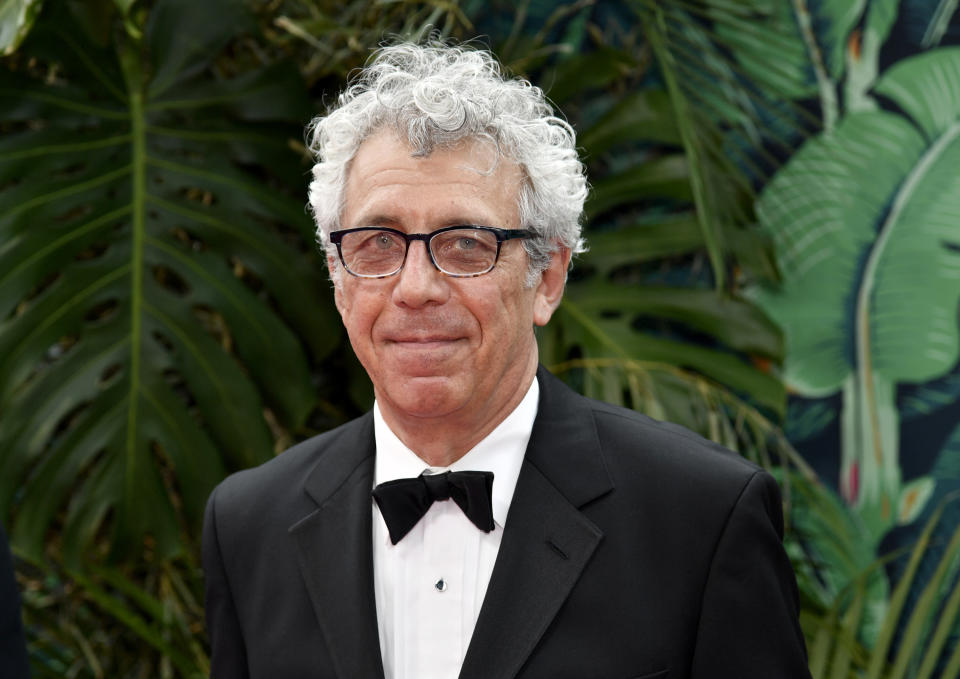 Eric Bogosian arrives at the 76th annual Tony Awards on Sunday, June 11, 2023, at the United Palace theater in New York. (Photo by Evan Agostini/Invision/AP)