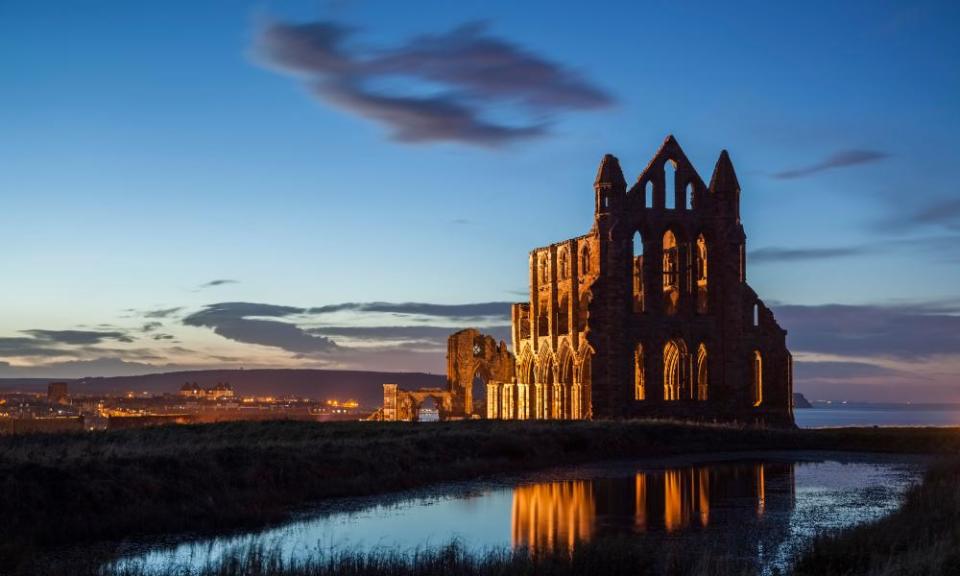 Whitby Abbey at Night