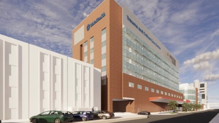 A rendering of the new Grant Medical Center expansion. (Courtesy Photo/CannonDesign)