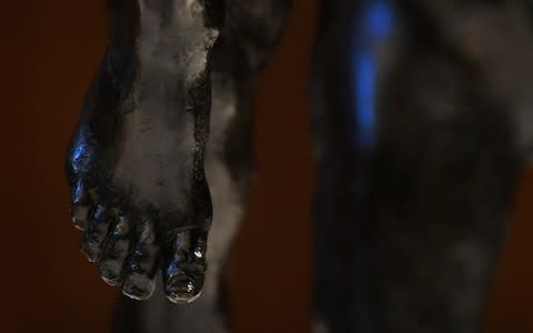 Michelangelo toes  - Credit: Dylan Martinez/Reuters