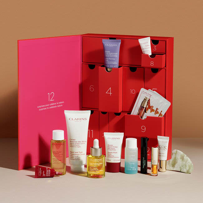 clarins icon collection beauty gift set 