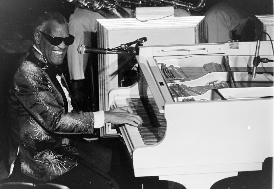 Ray Charles pictured on Nov. 15, 1987.