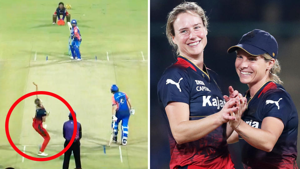 Ellyse Perry, pictured here in the Women's Premier League.