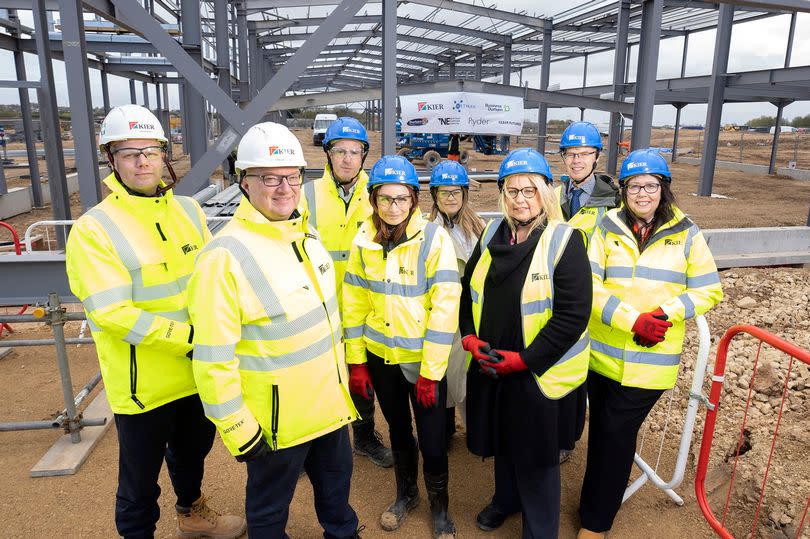 Durham County Council, Kier and representatives at NETPark Phase 3.