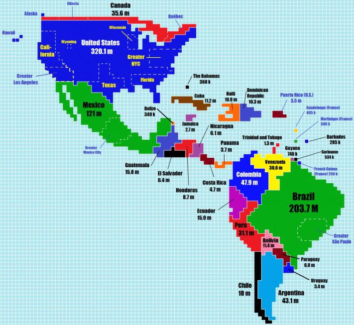 Chase Mohrman world population map