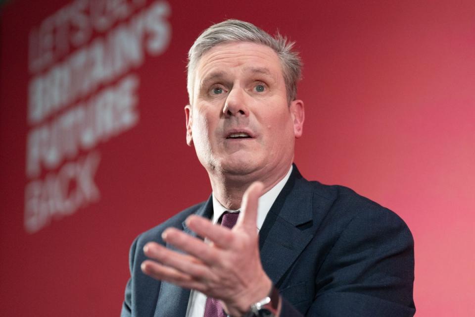 Keir Starmer issued his warning at Scottish Labour’s conference in Glasgow (PA Wire)