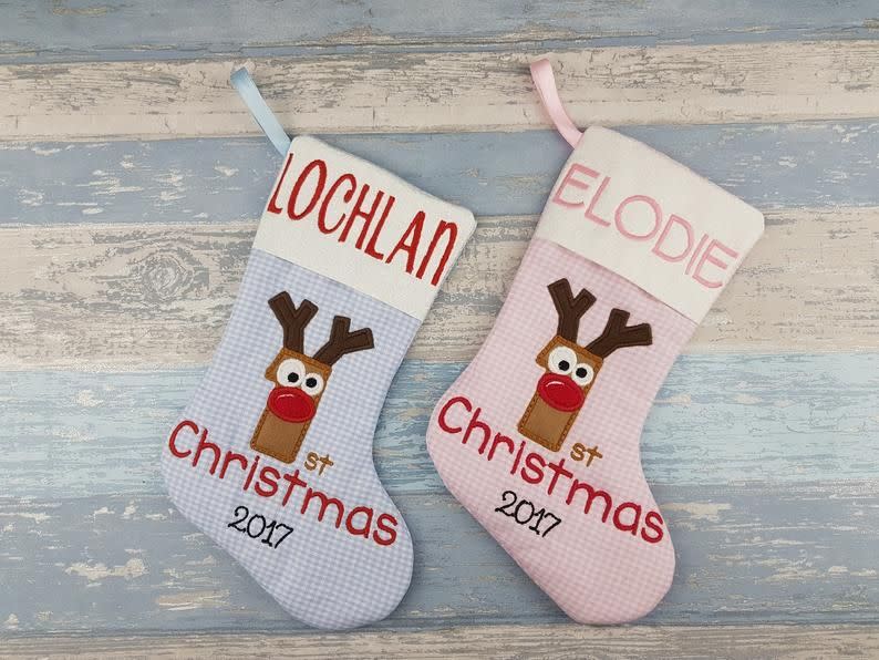 Baby's First Christmas Stocking for Your New Bundle of Joy