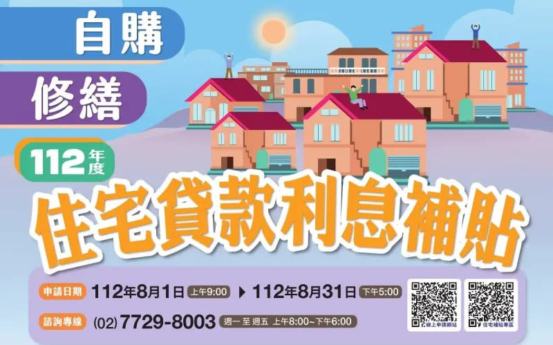 ▲2023年度度住宅補貼至8月31日下午5時截止受理。（圖／營建署）