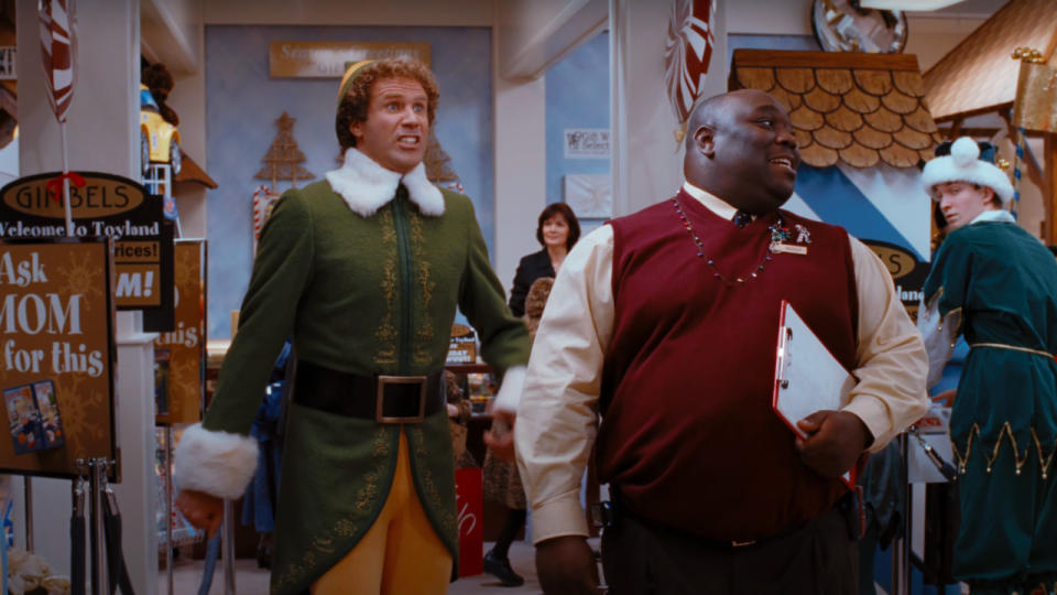 “SANTA! Oh my God! Santa, here?! I know him! I know him!” - Elf