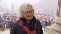 Thousands join Women's March at Alberta legislature