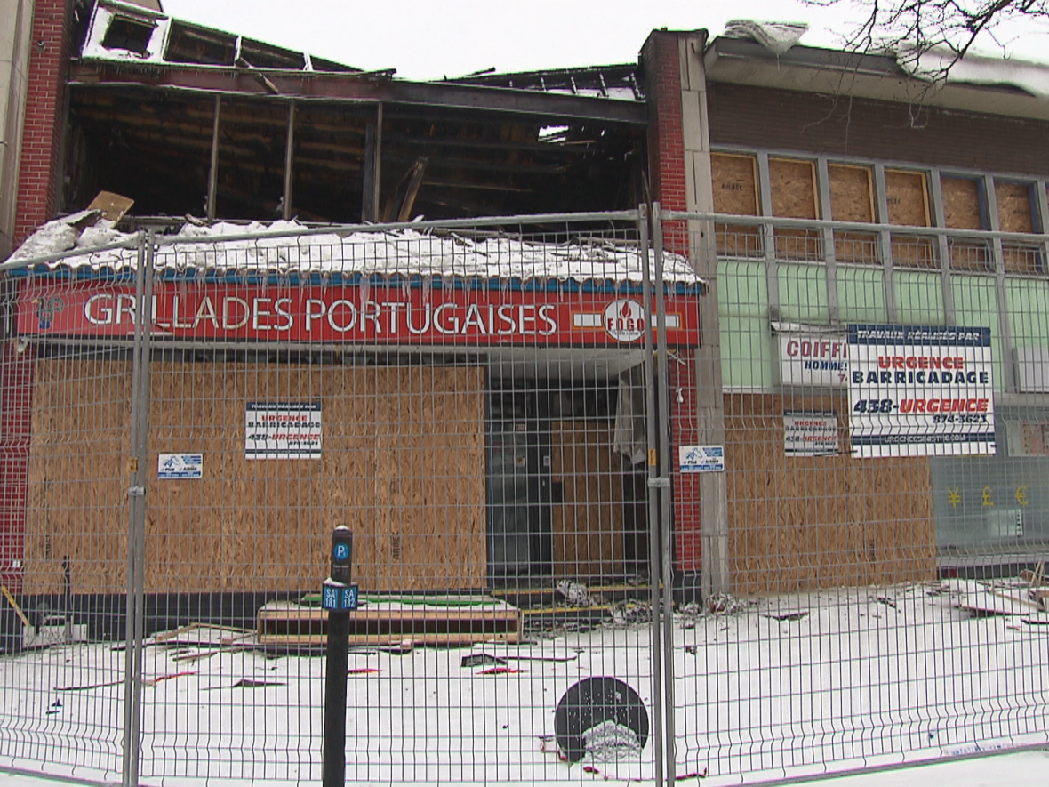 Cocla offered Montreal's Saint-Laurent borough groceries at a low price until it went up in flames Thursday morning. (CBC - image credit)