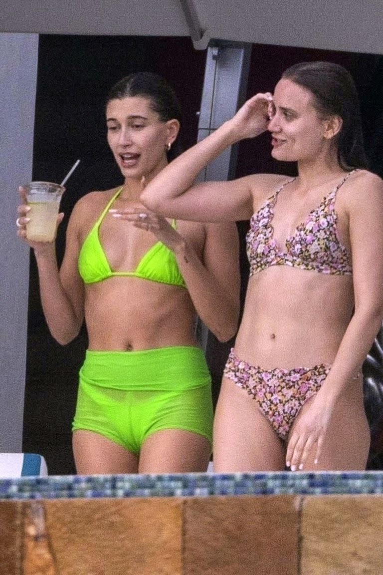 Hailey Bieber en México, disfrutando de días de relax