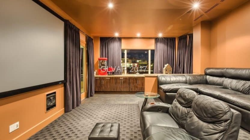 You could doubtless catch up on old episodes of "Ghost Adventures" in Zak Bagans' luxe home theater