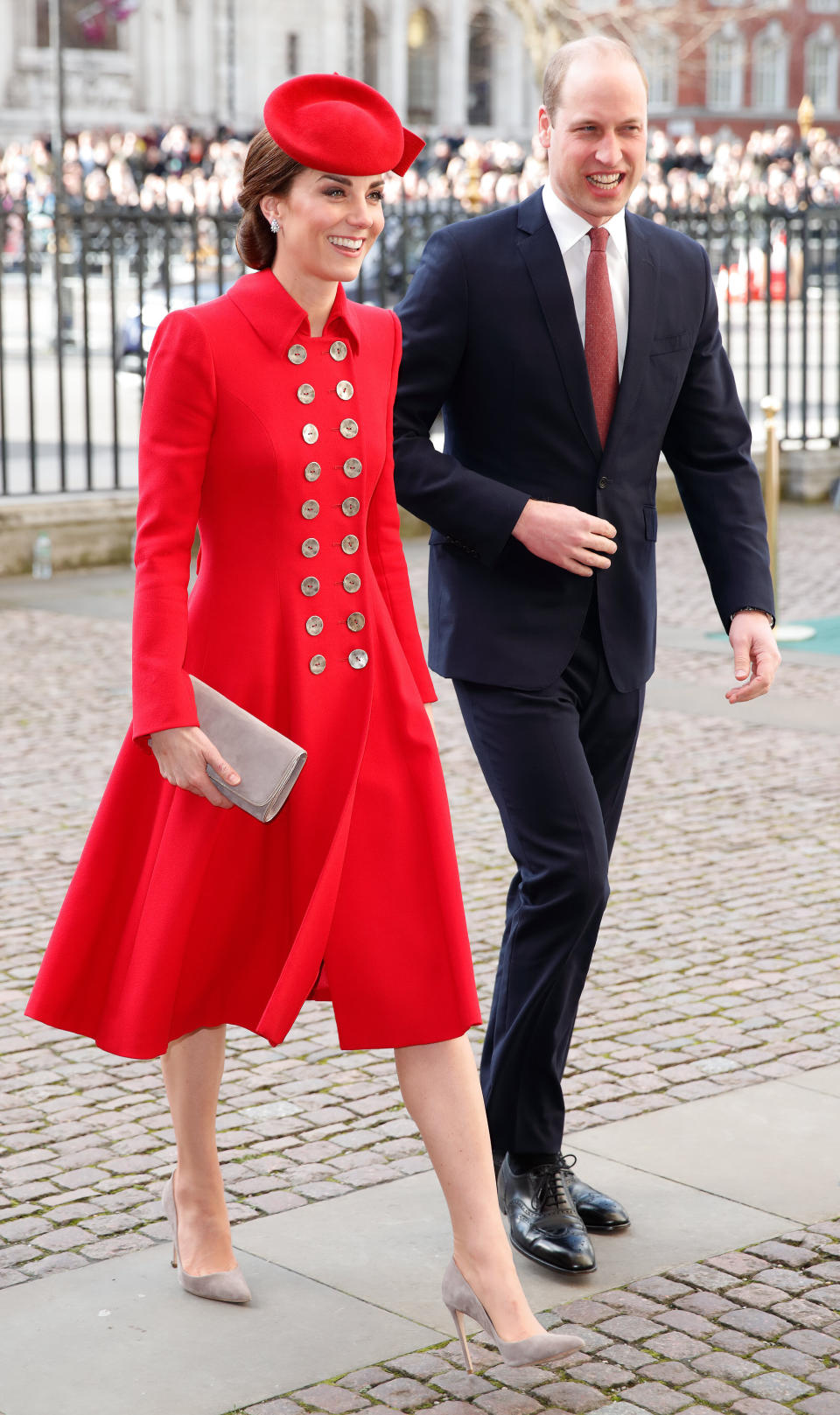 The Duke and Duchess of Cambridge attend the 2019 Commonwealth Day service at Westminster Abbey on March 11 in London.