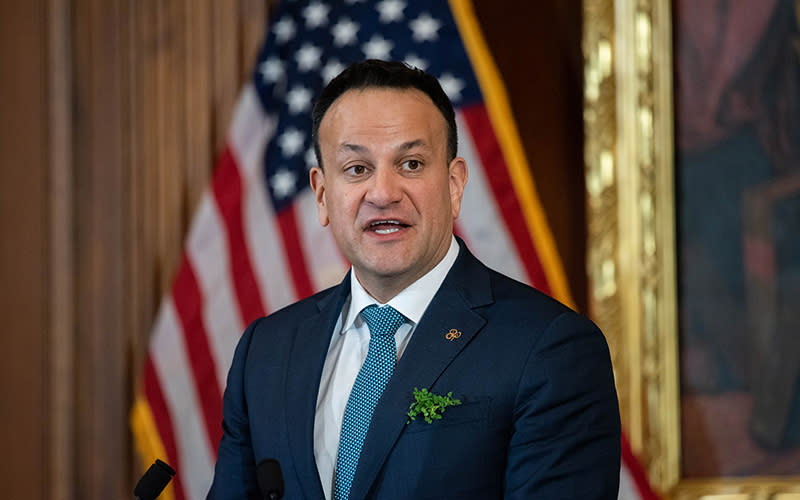 Irish Taoiseach Leo Varadkar gives remarks at the annual Friends of Ireland Luncheon