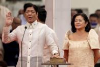 Philippines swears in Ferdinand Marcos Jr as new president