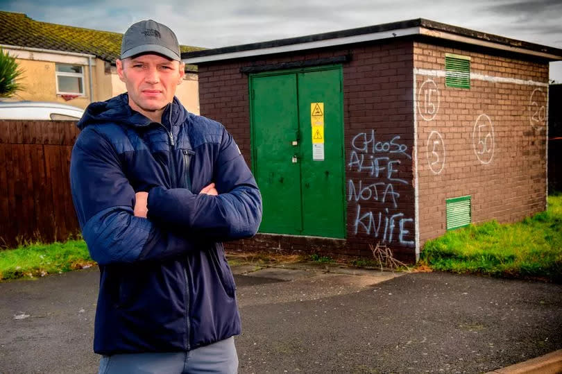 Darren Gee pictured in Maryport Close, Everton.