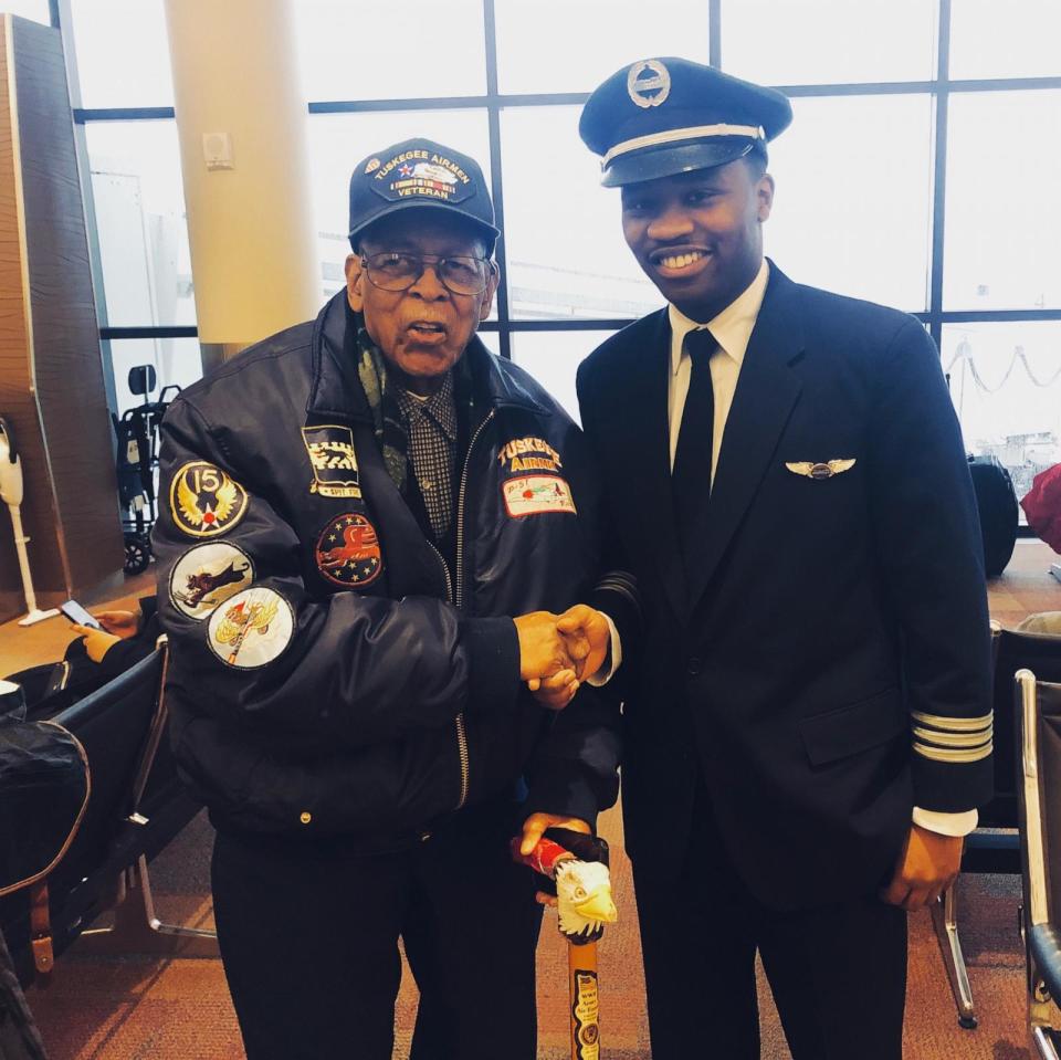 PHOTO: After getting out of the Navy and landing a job as an airline pilot, Courtland Savage created the non-profit called Fly for The Culture in 2018. (Courtesy of Courtland Savage)