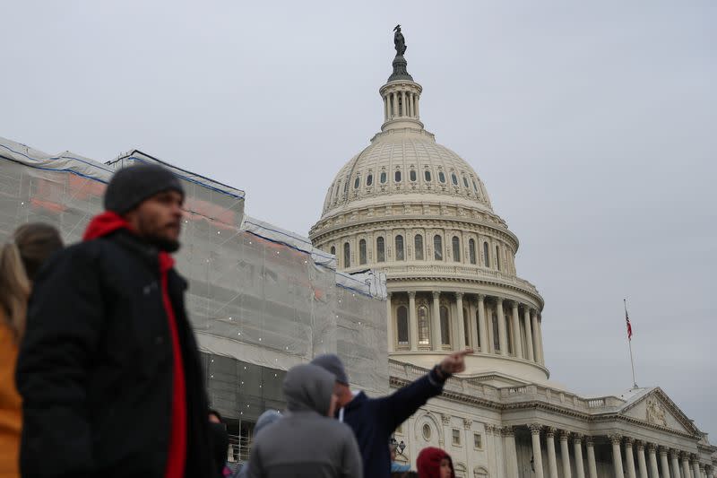 The U.S. Capitol building is seen on Capitol Hill in Washington