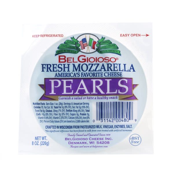 Fresh Belgioioso Mozzarella Pearls (Photo: Walmart)