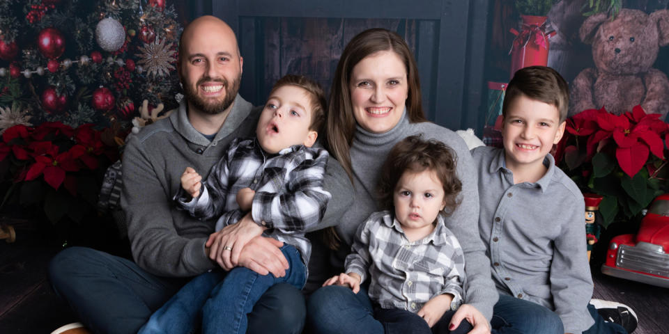 The Monaco family: After Emmett's death, his parents are trying to turn their pain into purpose. (Courtesy Apple Blossom Photography)