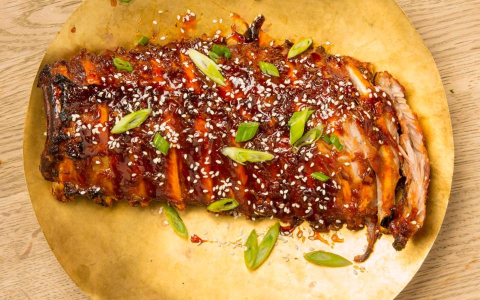 Sticky Chinese pork ribs - Andrew Crowley