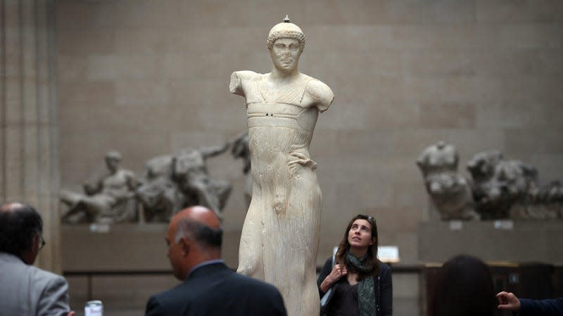 The Motya Charioteer at The British Museum.