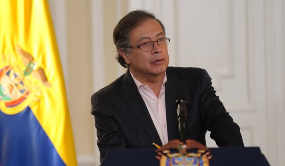 Gustavo Petro, presidente de Colombia. Imagen: Presidencia.