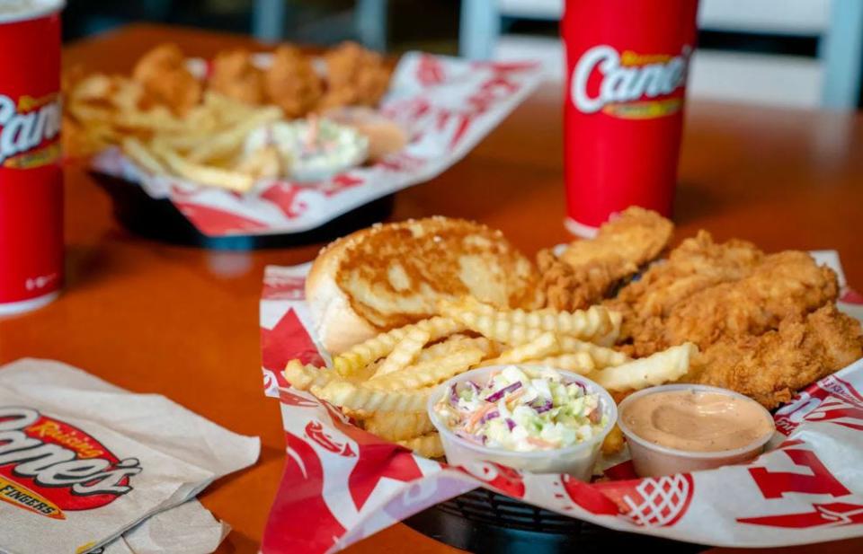 Raising Cane’s is known for its limited menu of fried chicken fingers.