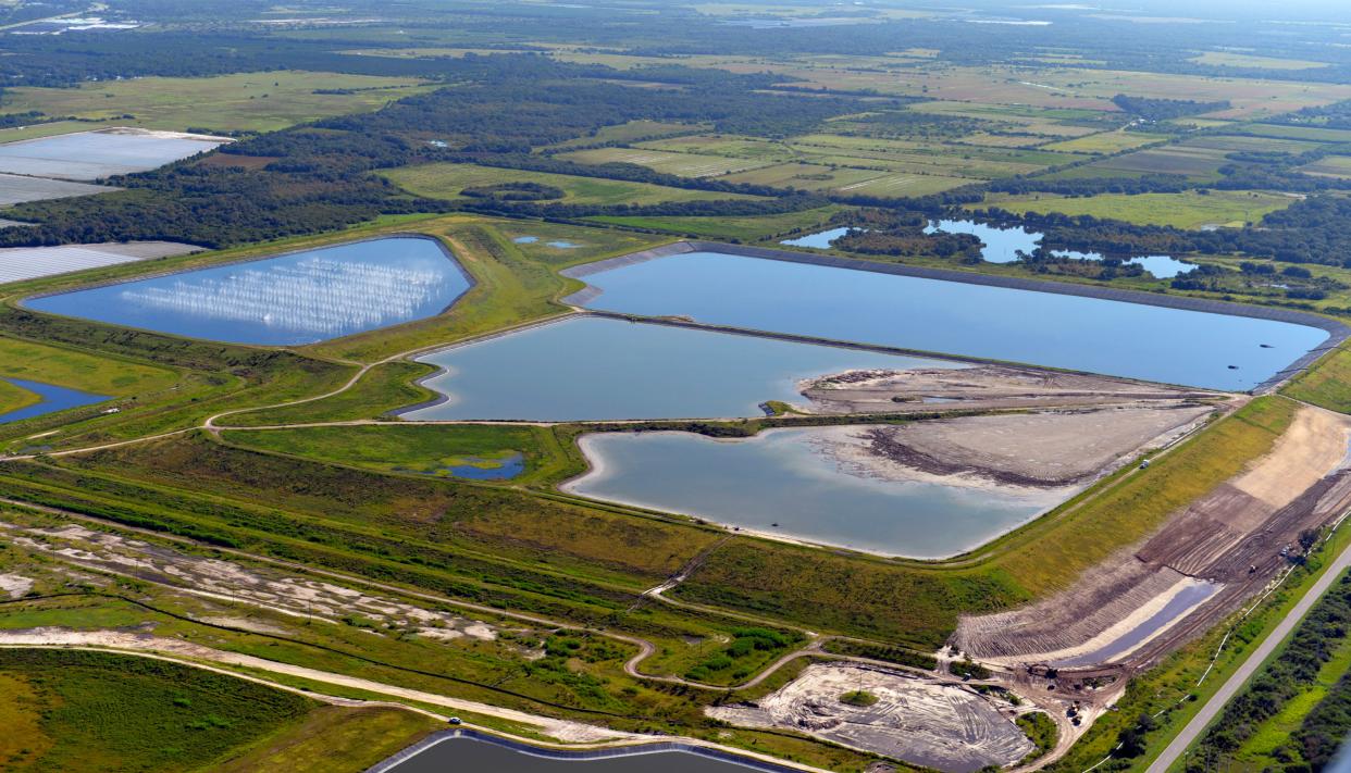 A 2013 aerial photo of the old Piney Point fertilizer plant property in Manatee County near Port Manatee.