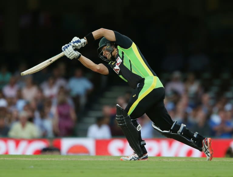 Shane Watson of Australia bats during the third Twenty20 international cricket match between India and Australia in Sydney on January 31, 2016