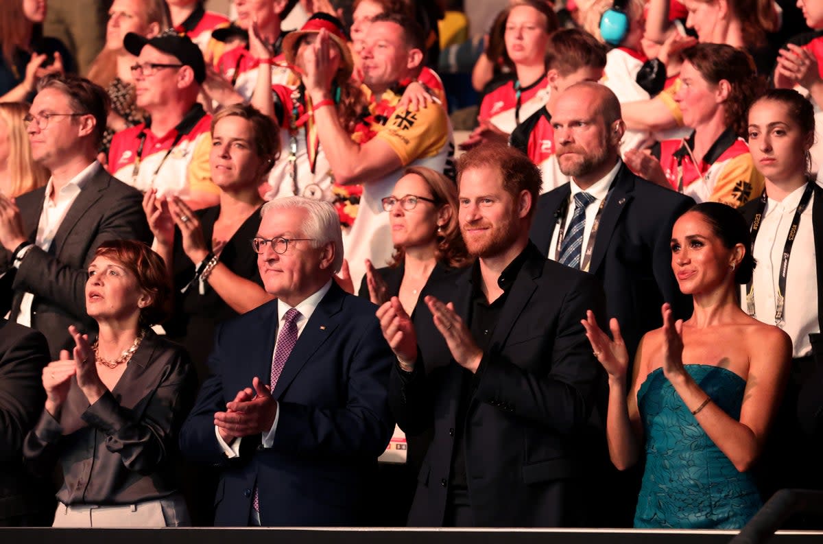 Prince Harry and Meghan Markle pictured in Germany in September (Getty Images for Invictus Games )