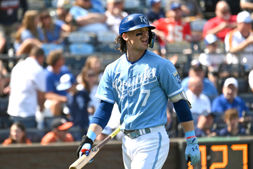 Kansas City Royals shortstop Bobby Witt Jr.  (7) 