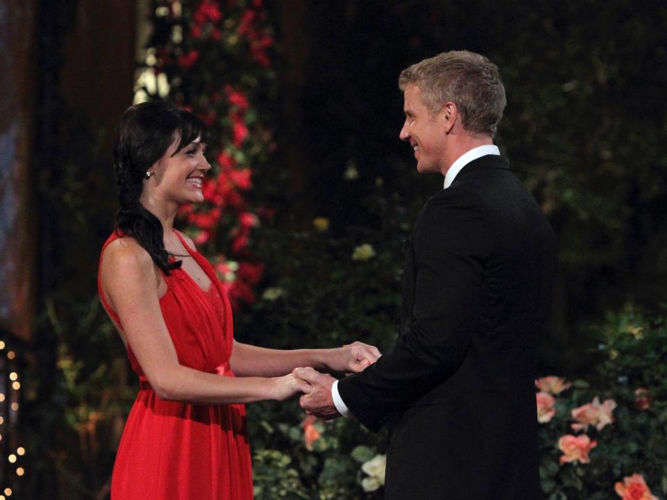 Desiree Hartsock and Sean Lowe on "The Bachelor"