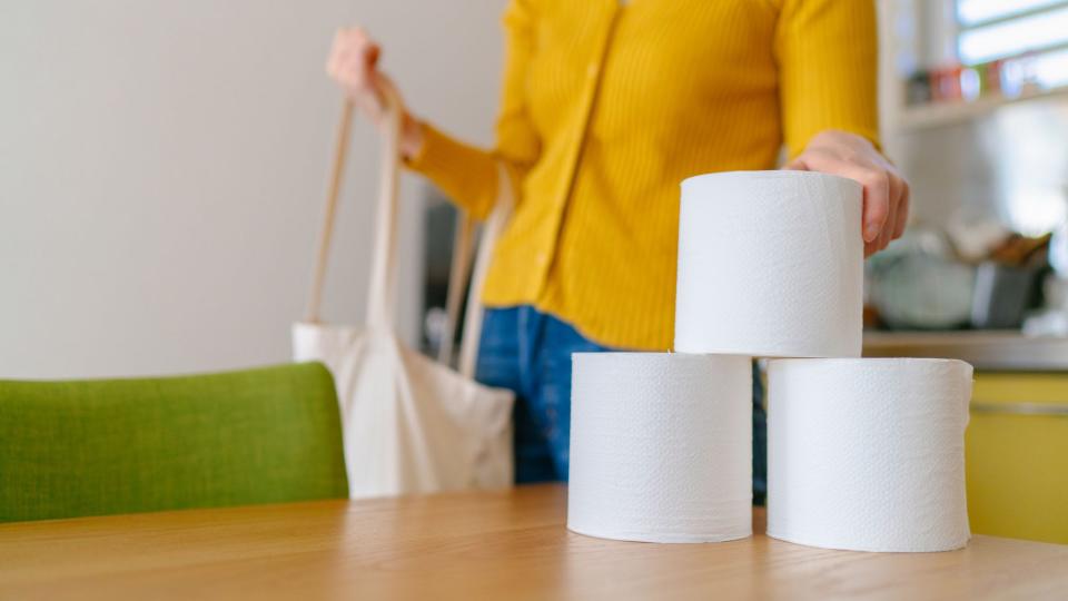 Toilet paper is back in stock—and on sale.