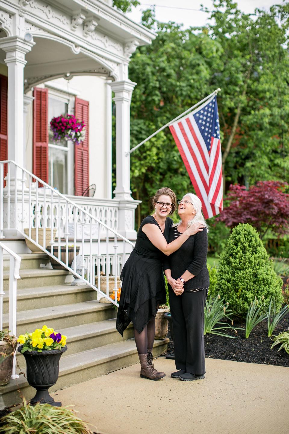 Sara and Susan Peterson, co-owners of Teaberry's Tea Room.