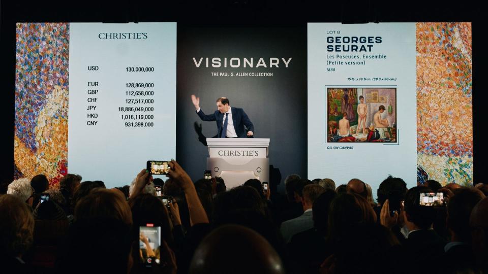Record-breaking auction at Christie's