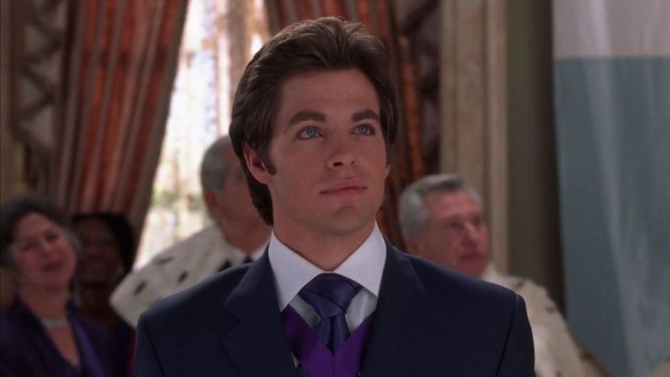 Chris Pine as Nicholas Deveraux in Princess Diaries 2