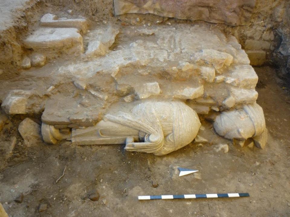 The statues were found in the ancient city of Aphrodisias in what is now Turkey. (Photo courtesy of R.R.R. Smith)