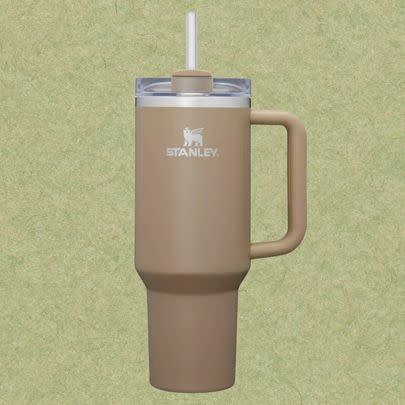 A fall-toned Stanley Quencher cup