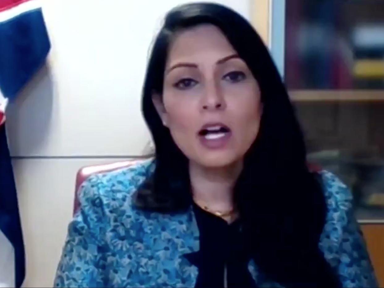 Priti Patel defends Boris Johnson’s cycling trip on ITV’s This Morning (This Morning / ITV)